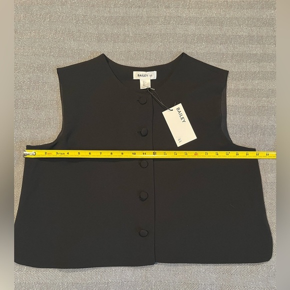 NWT Bailey 44 Black Button-Up Vest Wmns Large - Picture 8 of 16